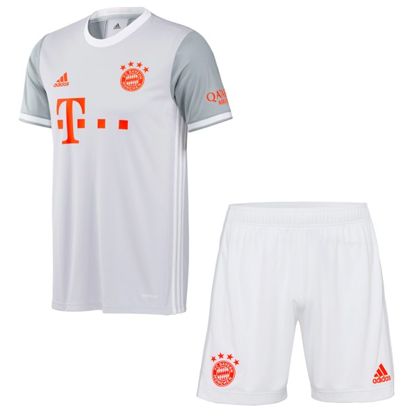 Camiseta Bayern Munich Replica Segunda Ropa Niños 2020/21 Blanco